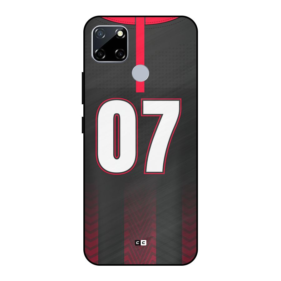 Jersy No 7 Metal Back Case for Realme Narzo 30A