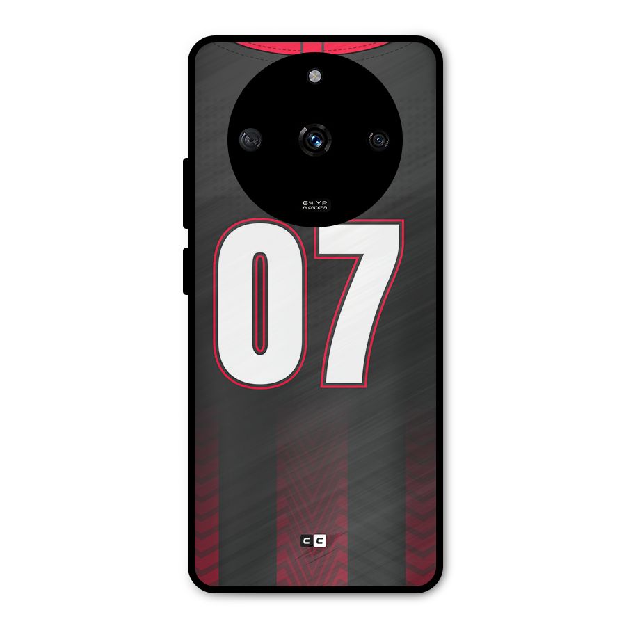 Jersy No 7 Metal Back Case for Realme Narzo 60 5G