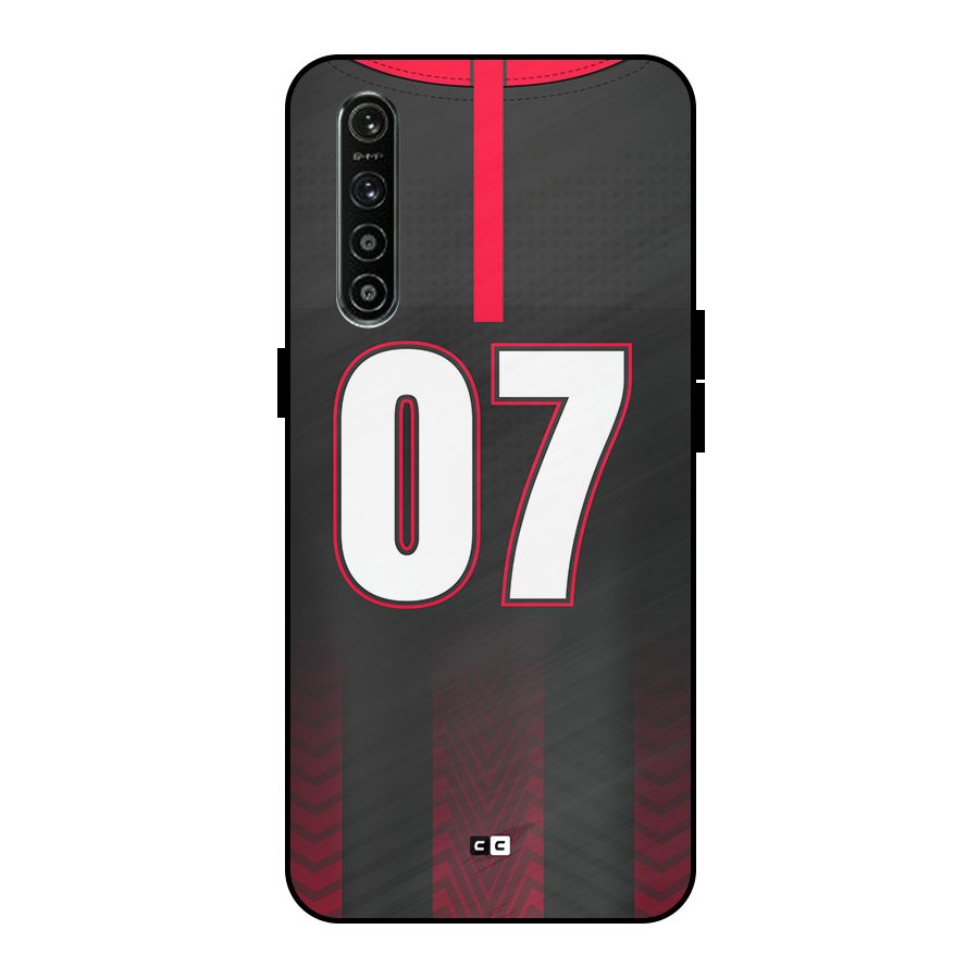 Jersy No 7 Metal Back Case for Realme XT