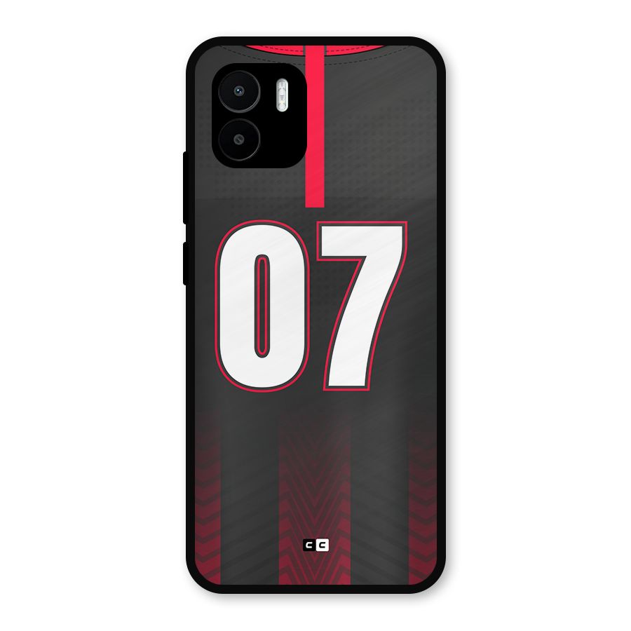 Jersy No 7 Metal Back Case for Redmi A2
