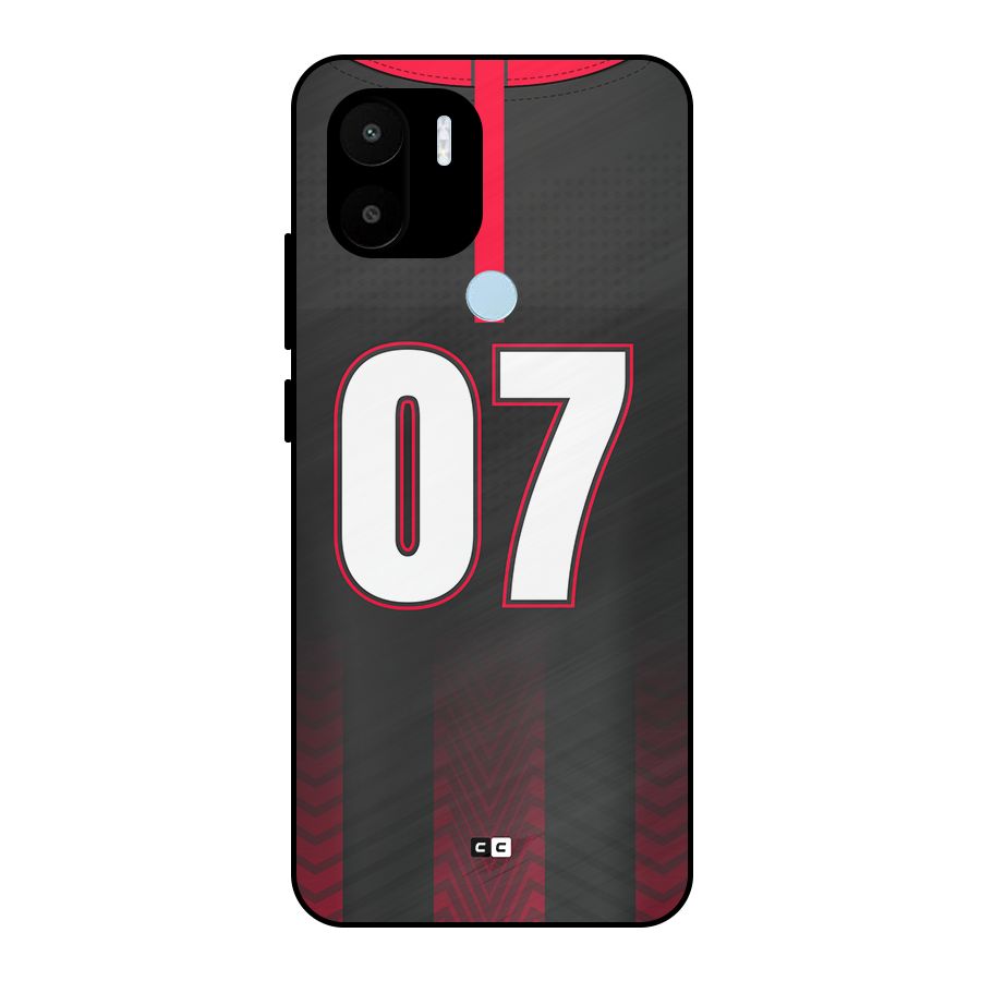 Jersy No 7 Metal Back Case for Redmi A2 Plus