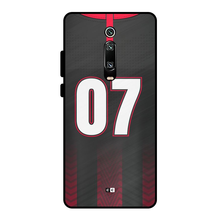 Jersy No 7 Metal Back Case for Redmi K20 Pro