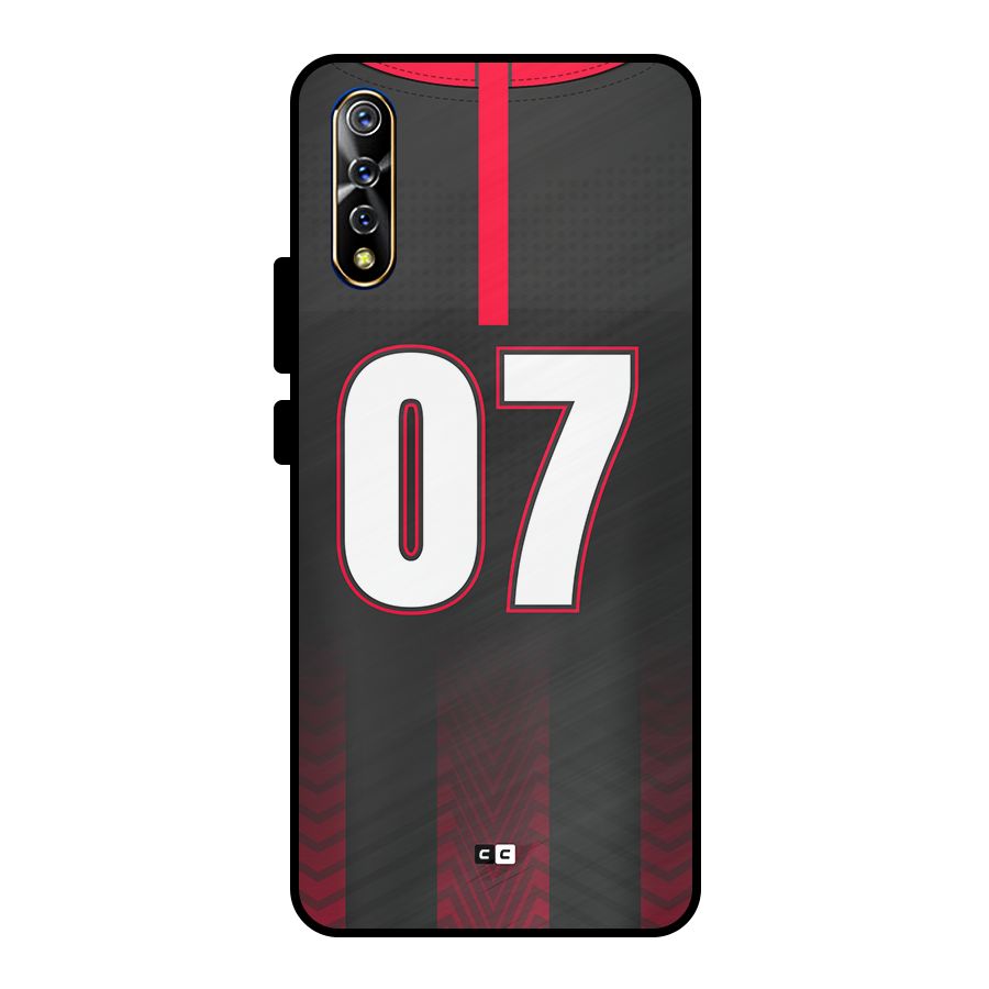 Jersy No 7 Metal Back Case for Vivo S1