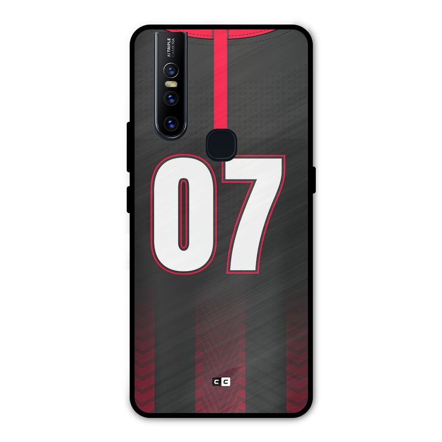 Jersy No 7 Metal Back Case for Vivo V15