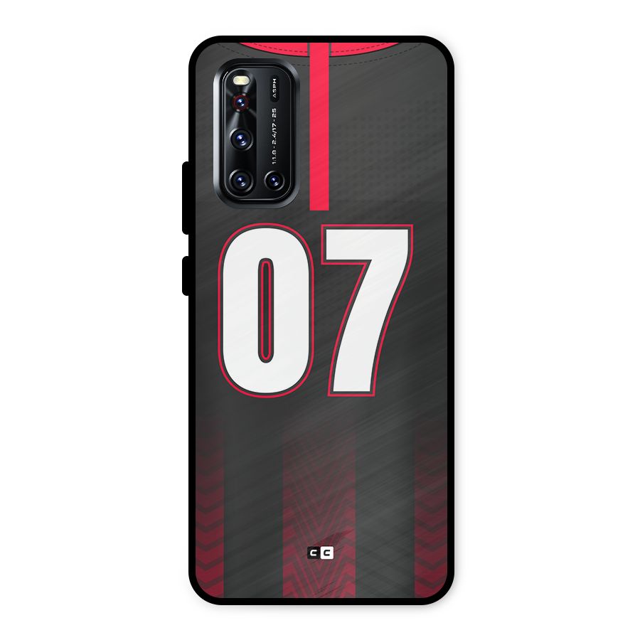 Jersy No 7 Metal Back Case for Vivo V19