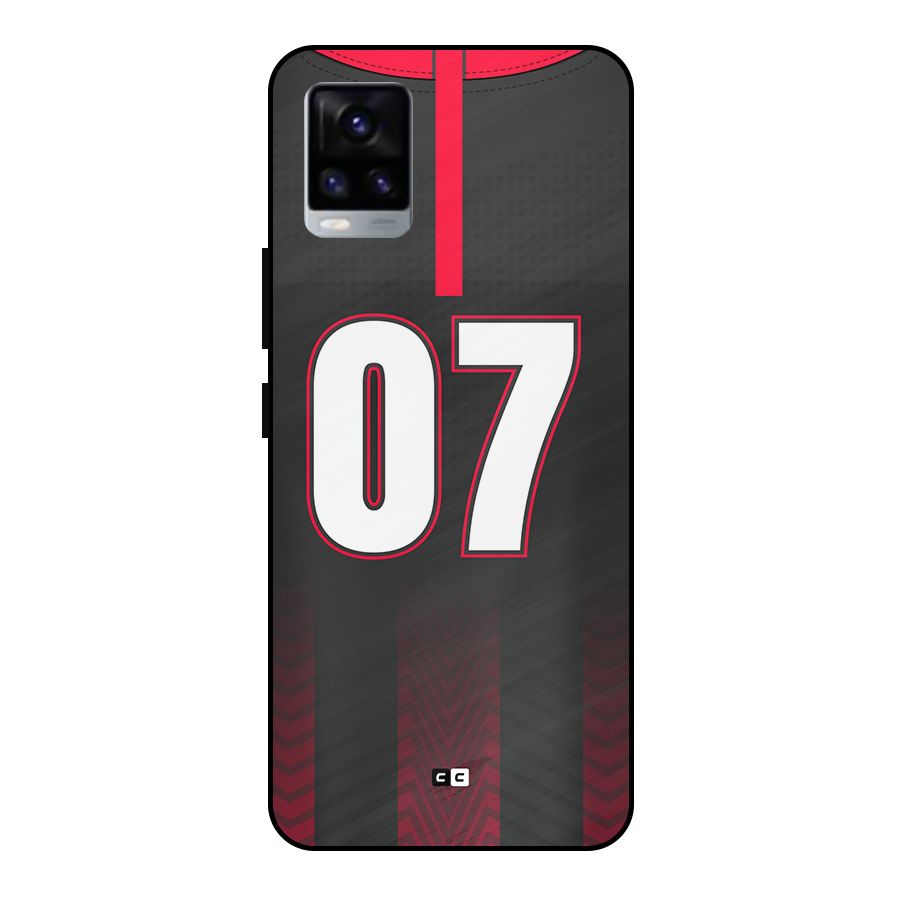 Jersy No 7 Metal Back Case for Vivo V20