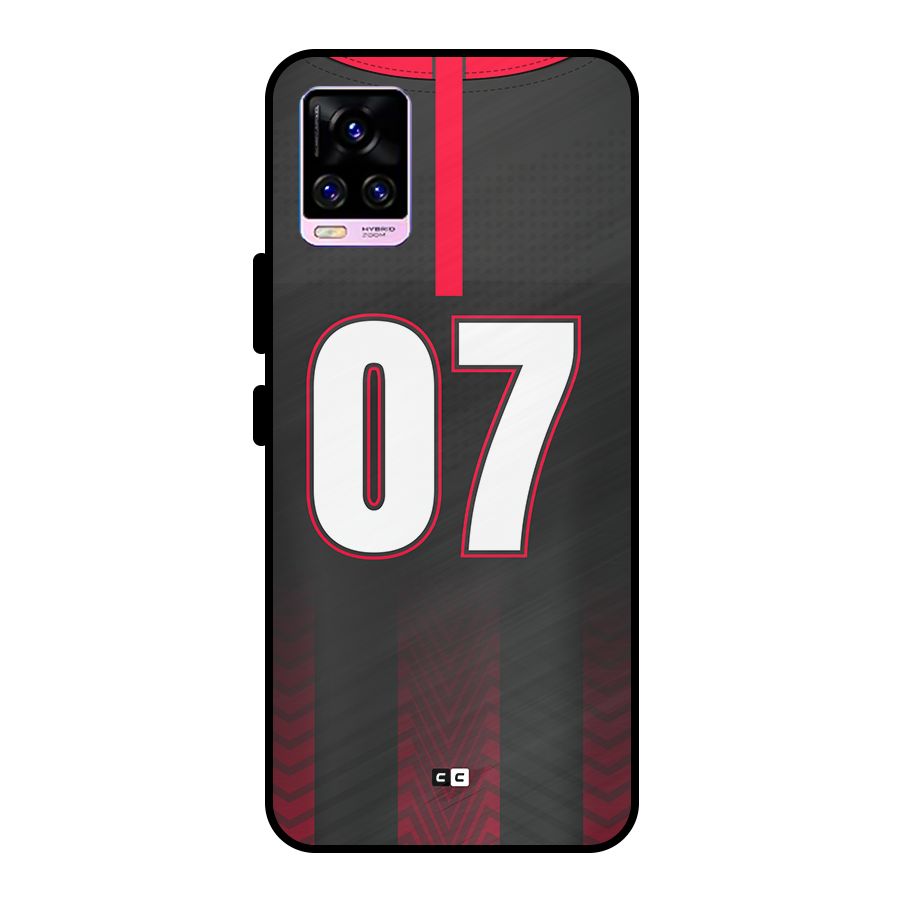 Jersy No 7 Metal Back Case for Vivo V20 Pro