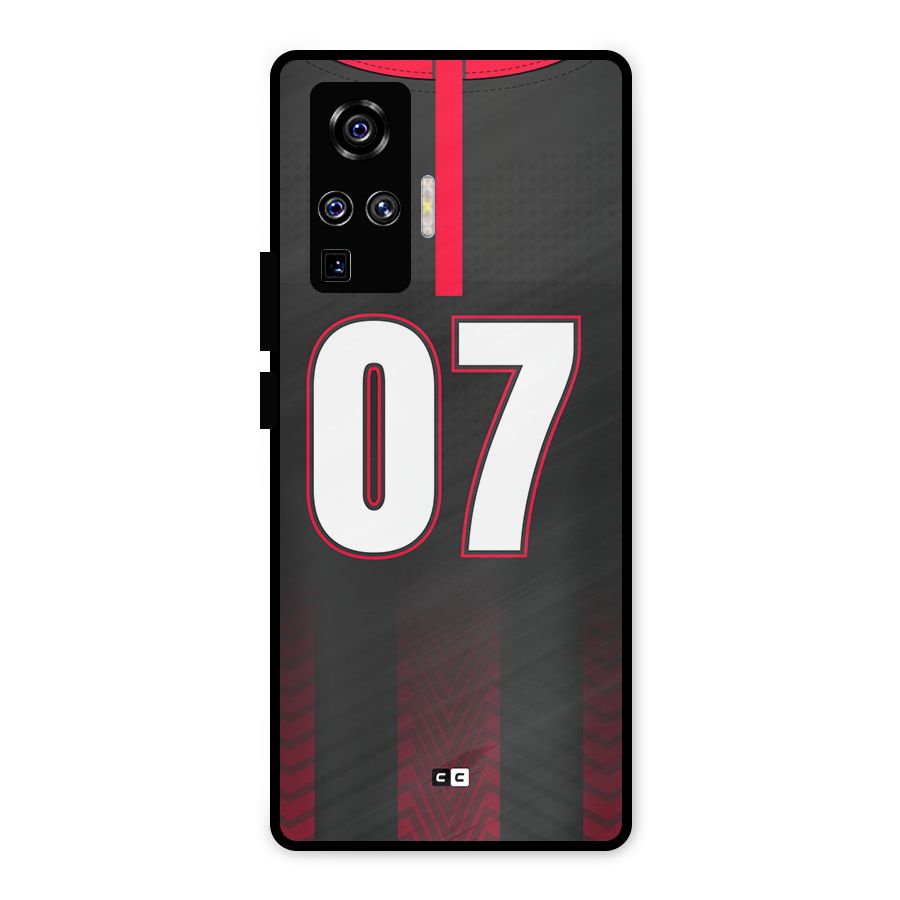 Jersy No 7 Metal Back Case for Vivo X50 Pro