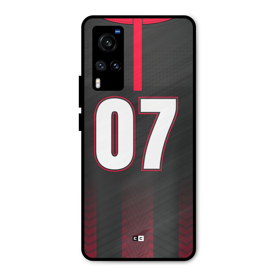 Jersy No 7 Metal Back Case for Vivo X60