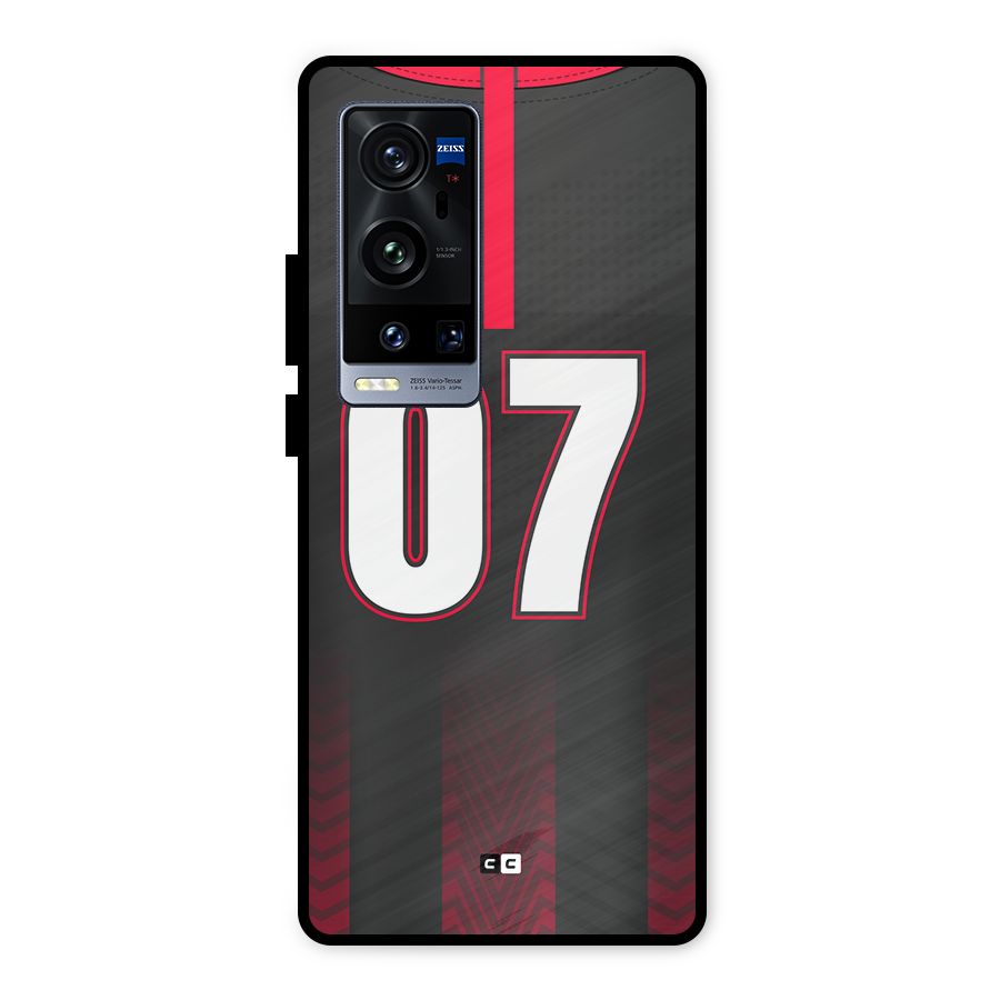 Jersy No 7 Metal Back Case for Vivo X60 Pro Plus