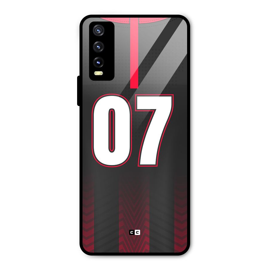 Jersy No 7 Metal Back Case for Vivo Y20