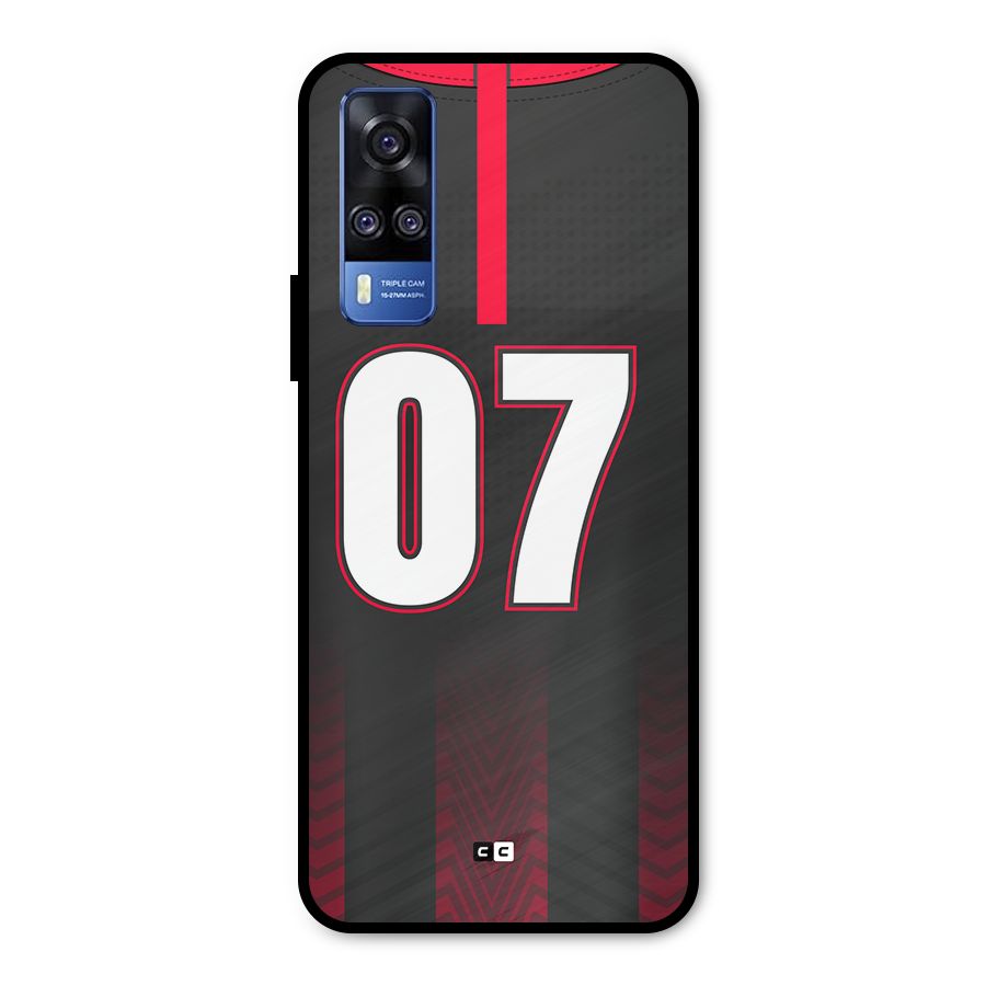 Jersy No 7 Metal Back Case for Vivo Y31
