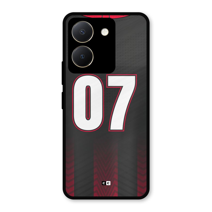 Jersy No 7 Metal Back Case for Vivo Y36