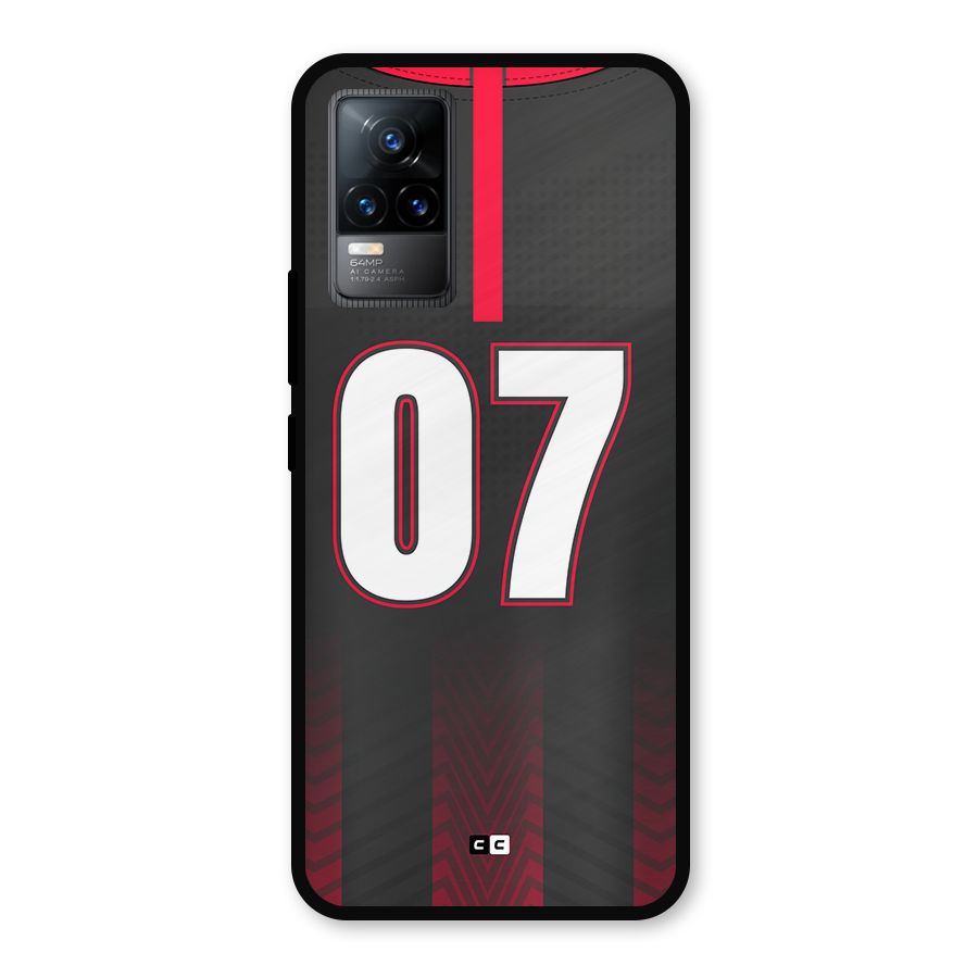 Jersy No 7 Metal Back Case for Vivo Y73