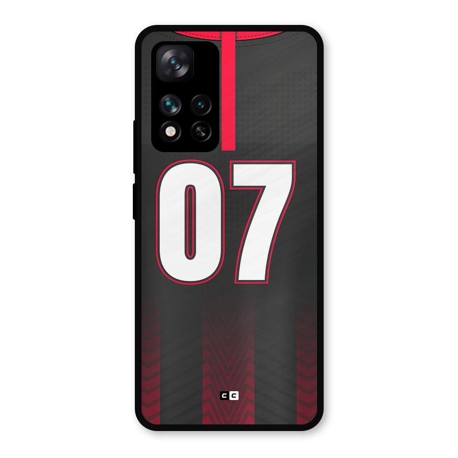 Jersy No 7 Metal Back Case for Xiaomi 11i 5G