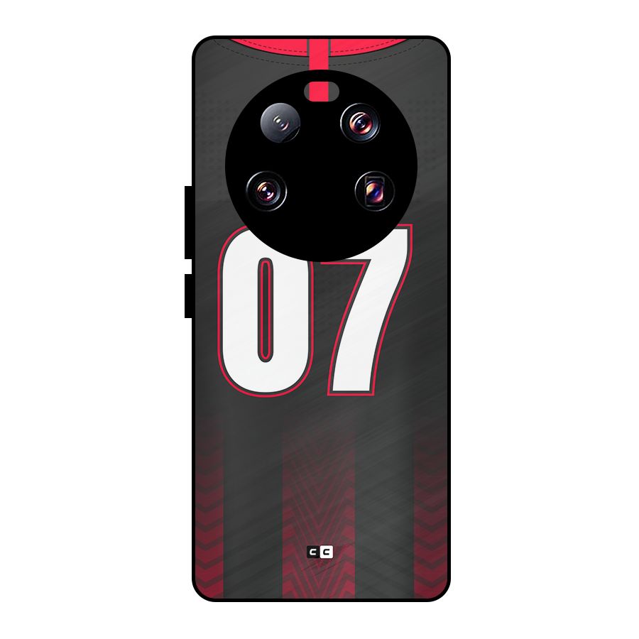 Jersy No 7 Metal Back Case for Xiaomi 13 Ultra