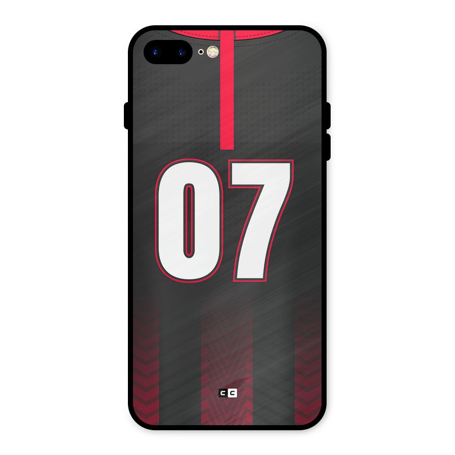 Jersy No 7 Metal Back Case for iPhone 7 Plus