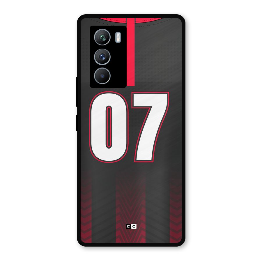 Jersy No 7 Metal Back Case for iQOO 9 SE