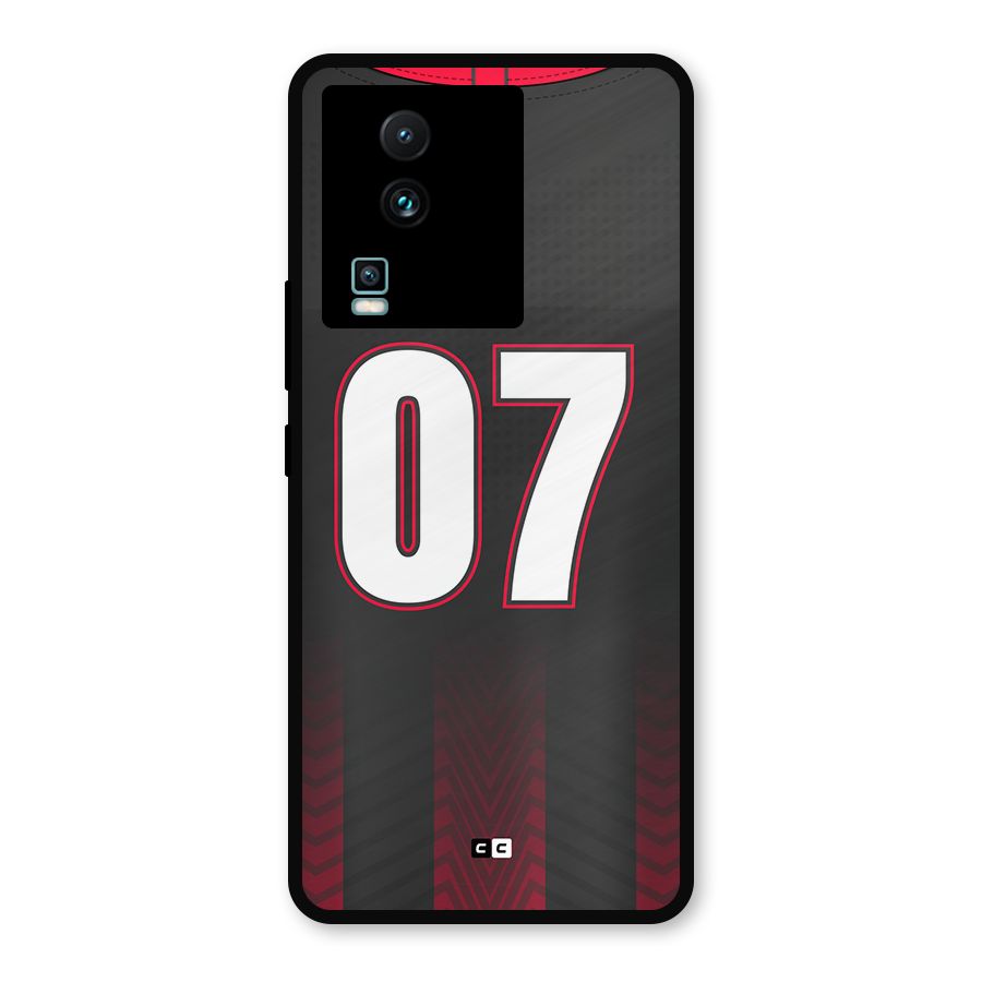 Jersy No 7 Metal Back Case for iQOO Neo 7 Pro