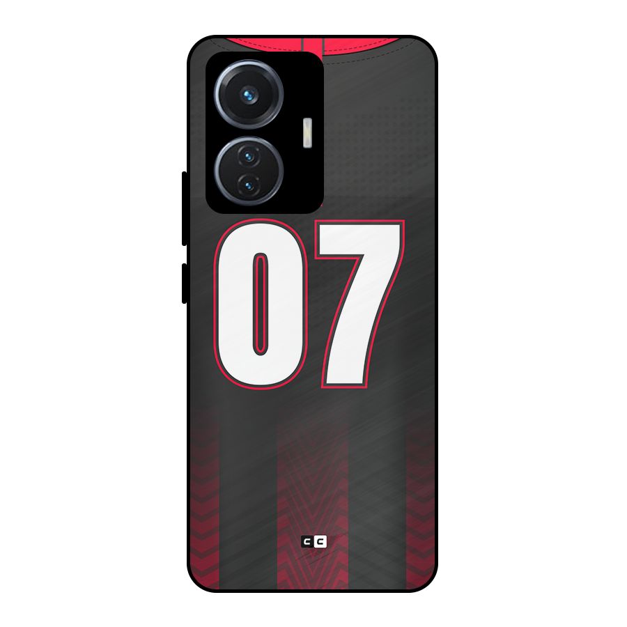 Jersy No 7 Metal Back Case for iQOO Z6 44W