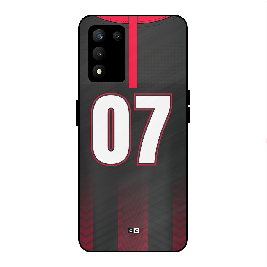 Jersy No 7 Metal Back Case for realme 9 5G SE