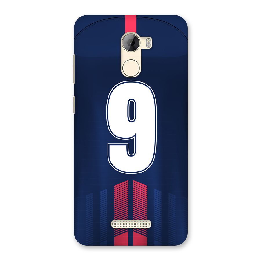 Jersy No 9 Back Case for Gionee A1 LIte