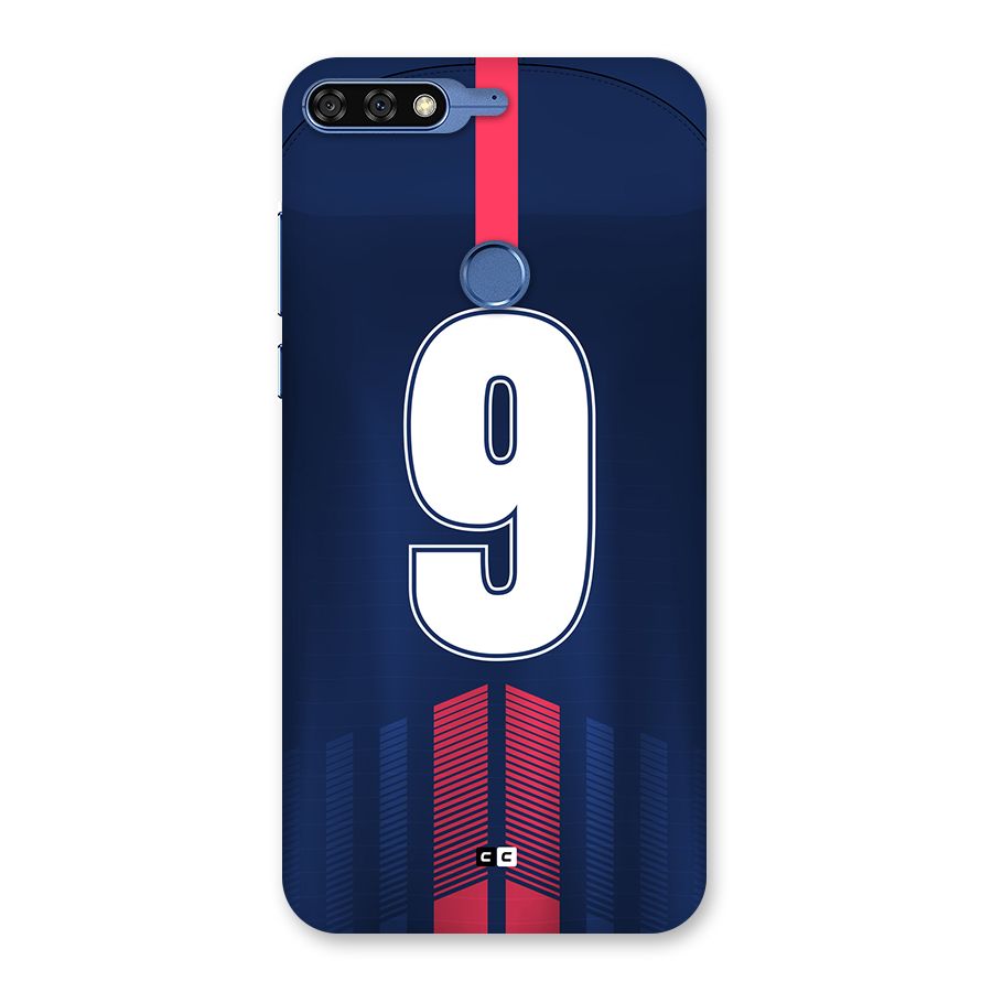 Jersy No 9 Back Case for Honor 7C