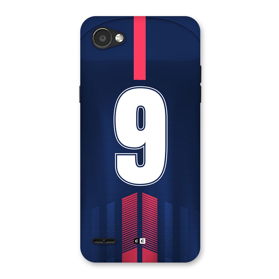 Jersy No 9 Back Case for LG Q6