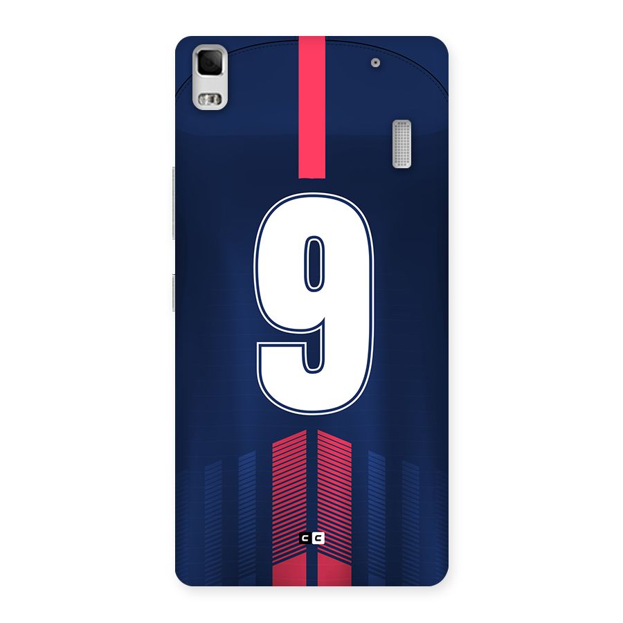 Jersy No 9 Back Case for Lenovo K3 Note