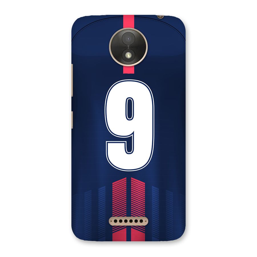 Jersy No 9 Back Case for Moto C Plus