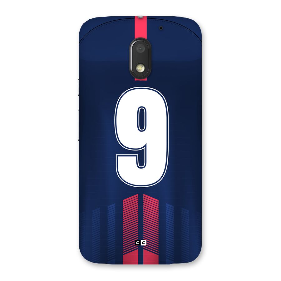 Jersy No 9 Back Case for Moto E3 Power