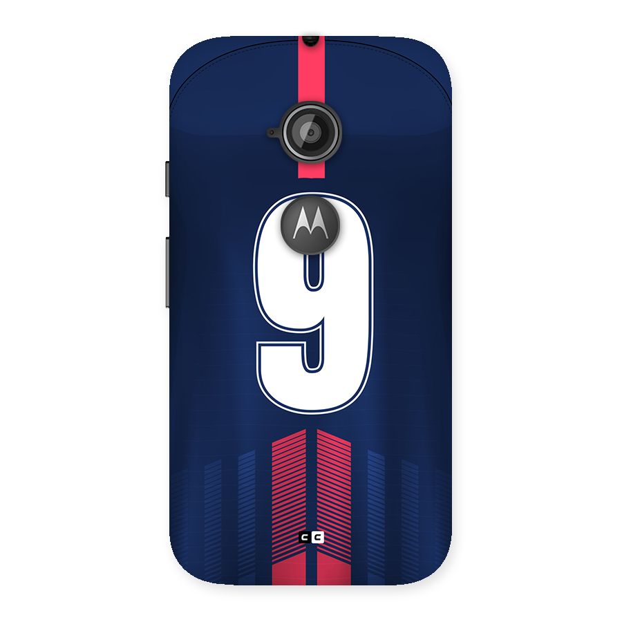 Jersy No 9 Back Case for Moto E 2nd Gen