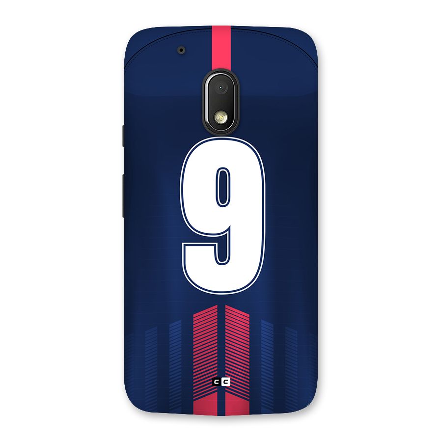 Jersy No 9 Back Case for Moto G4 Play