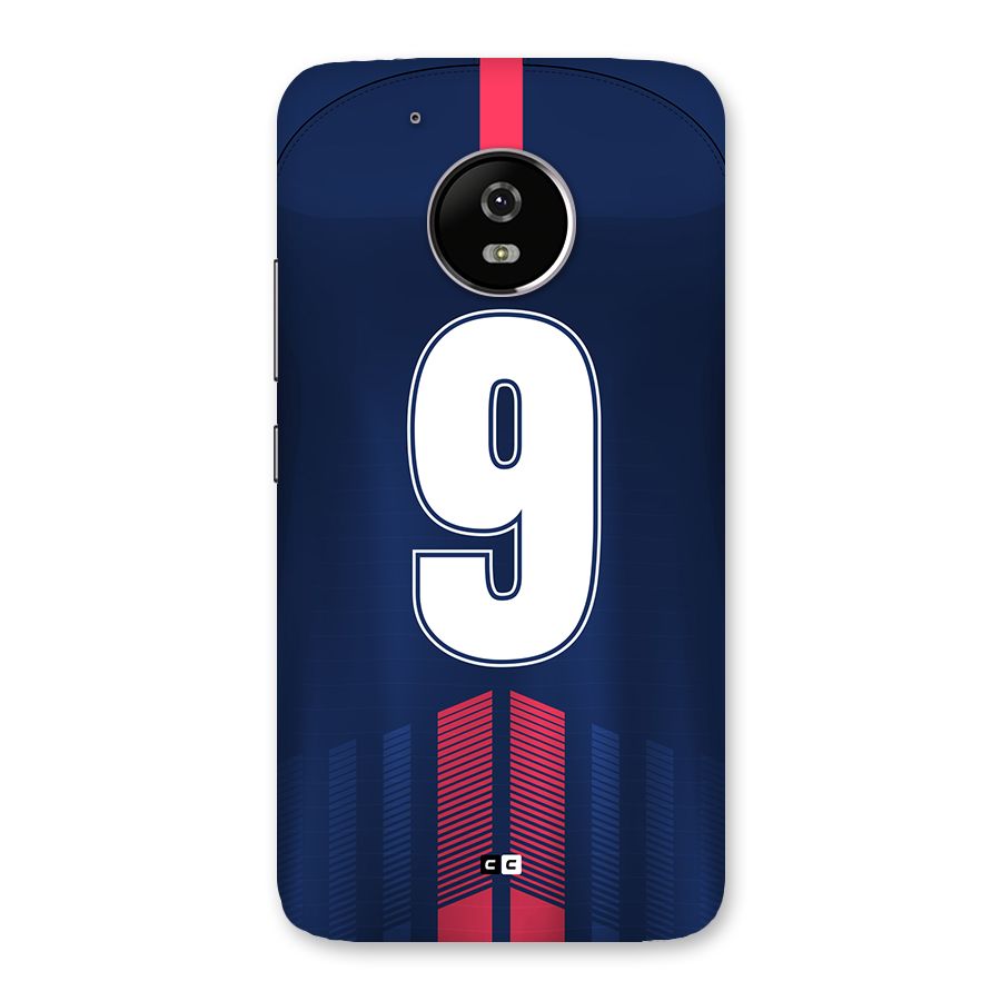 Jersy No 9 Back Case for Moto G5