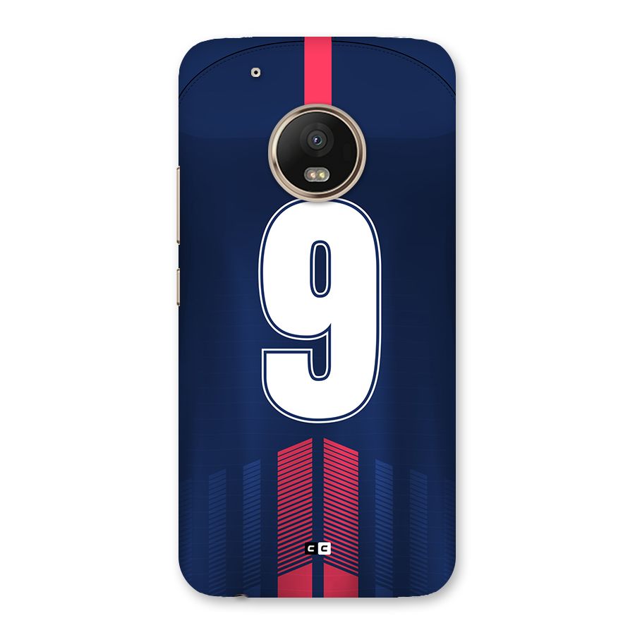 Jersy No 9 Back Case for Moto G5 Plus