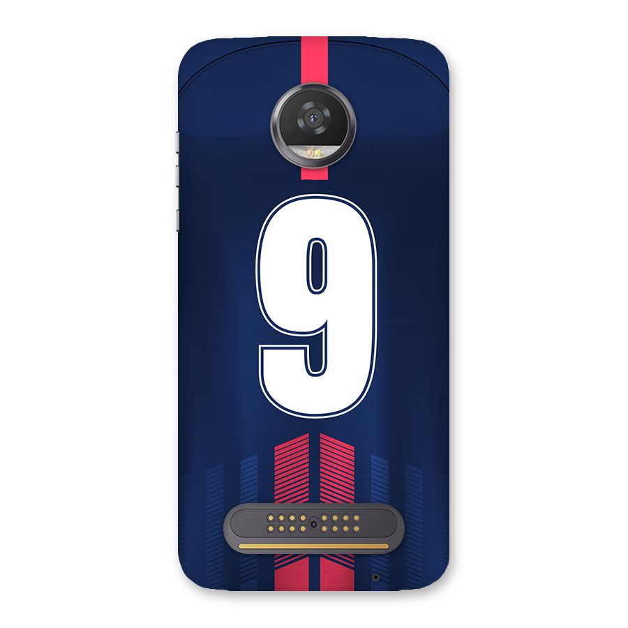 Jersy No 9 Back Case for Moto Z2 Play