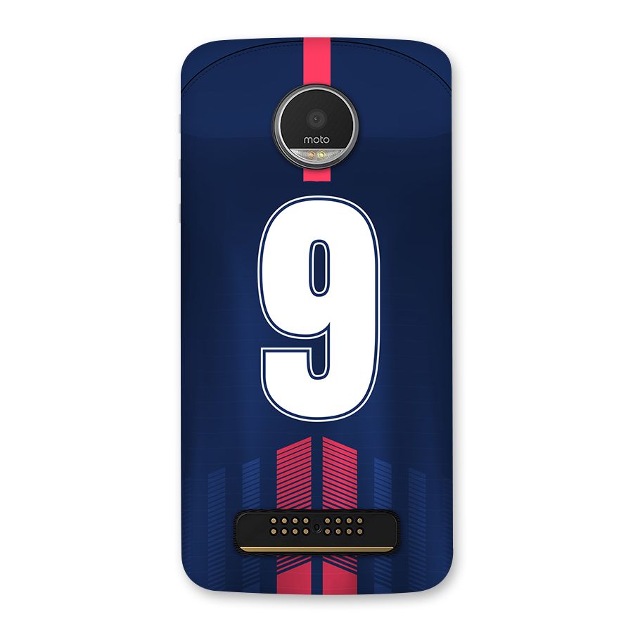 Jersy No 9 Back Case for Moto Z Play