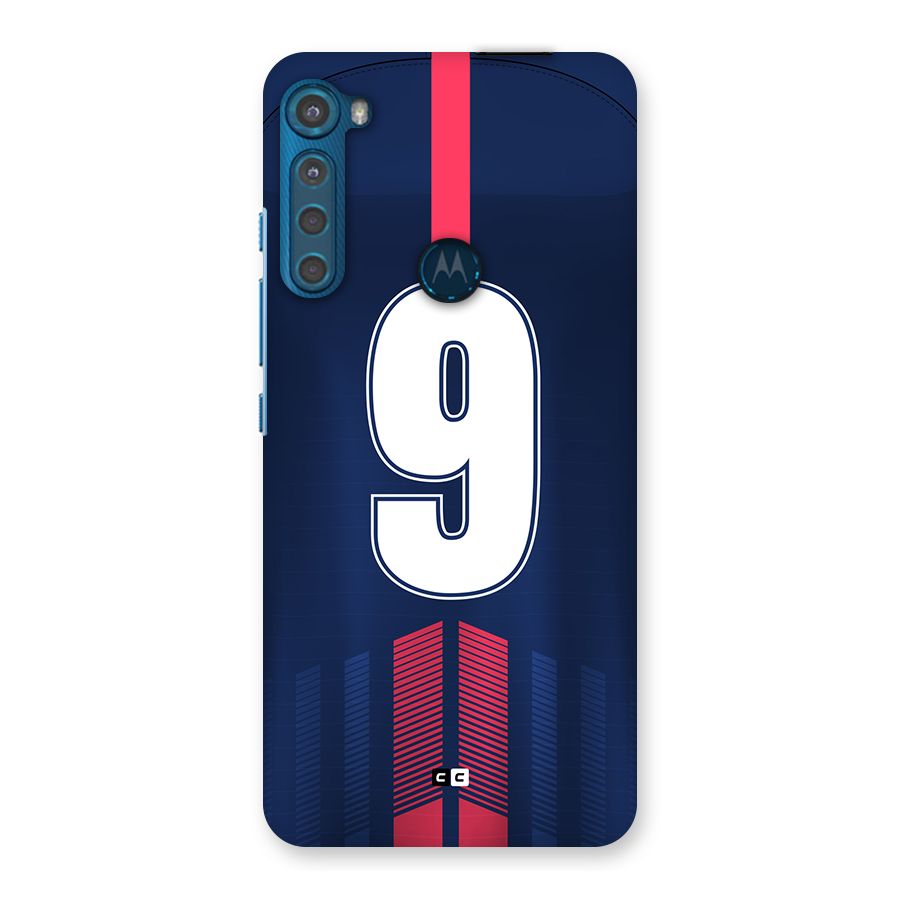 Jersy No 9 Back Case for Motorola One Fusion Plus