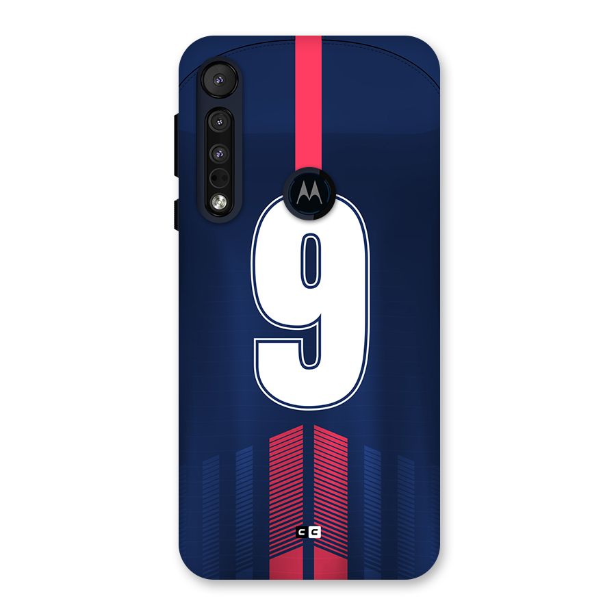Jersy No 9 Back Case for Motorola One Macro