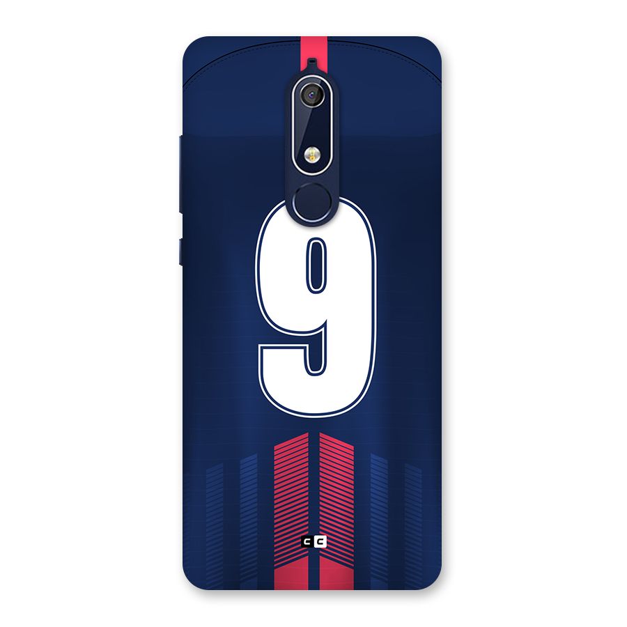Jersy No 9 Back Case for Nokia 5.1