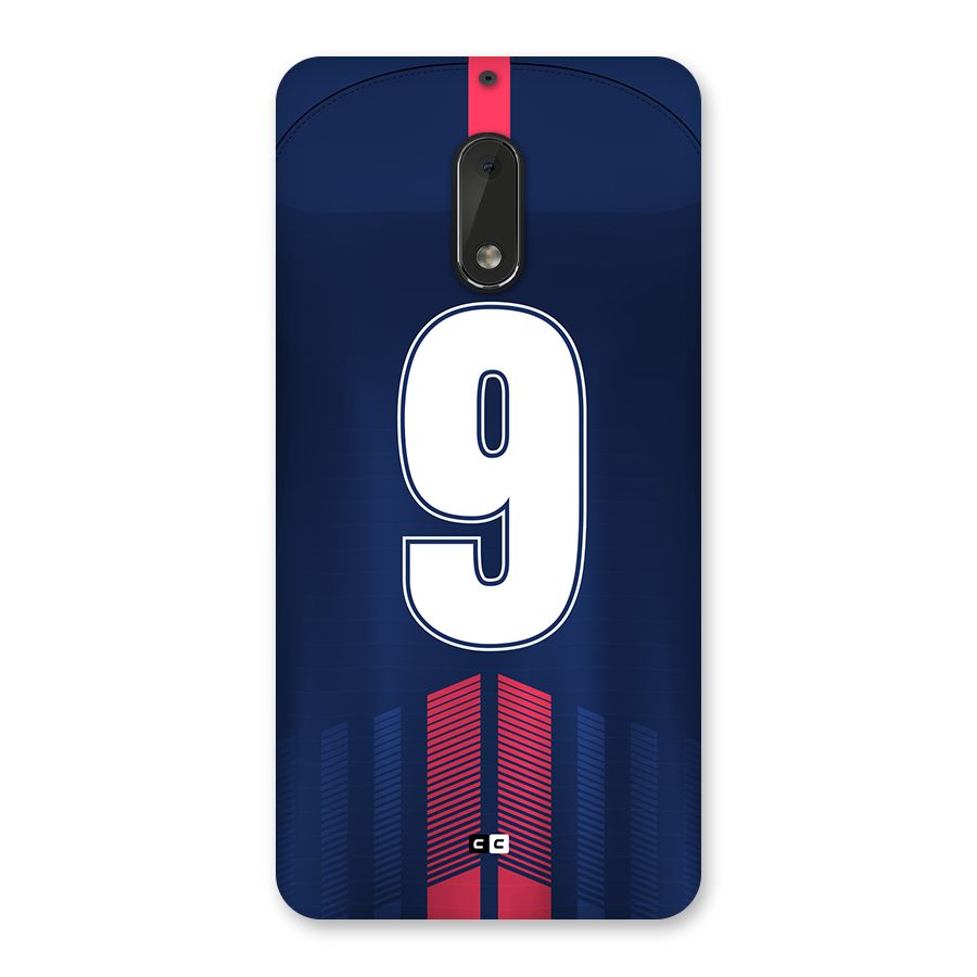 Jersy No 9 Back Case for Nokia 6