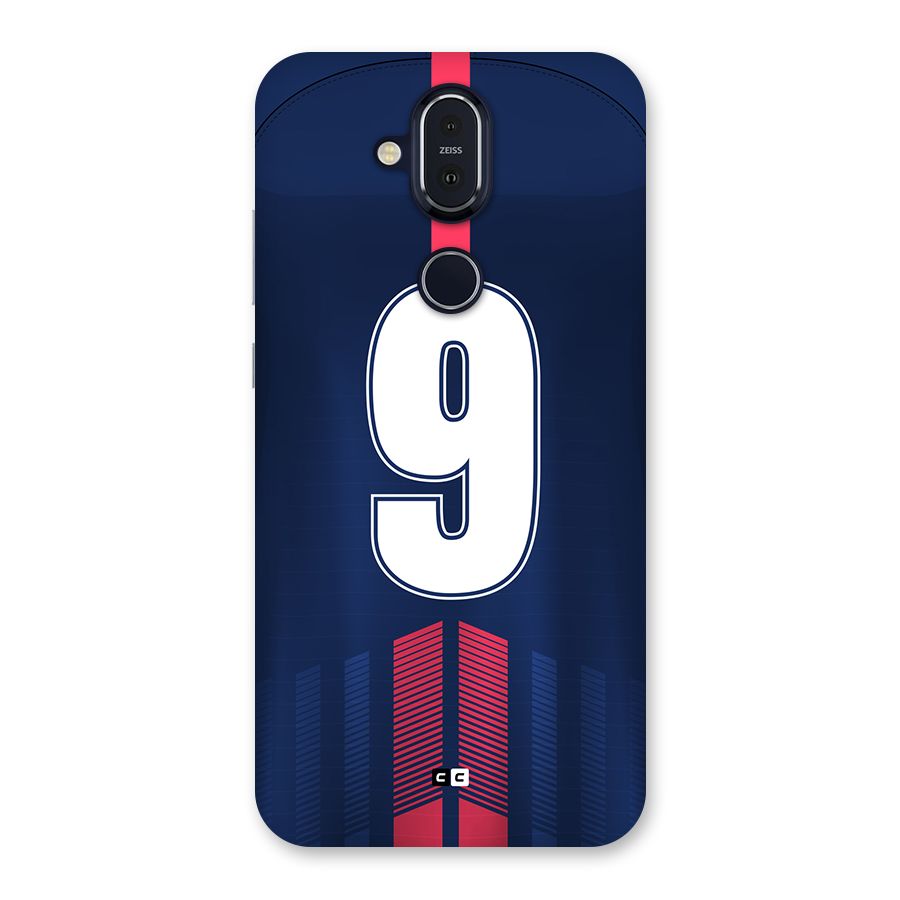 Jersy No 9 Back Case for Nokia 8.1