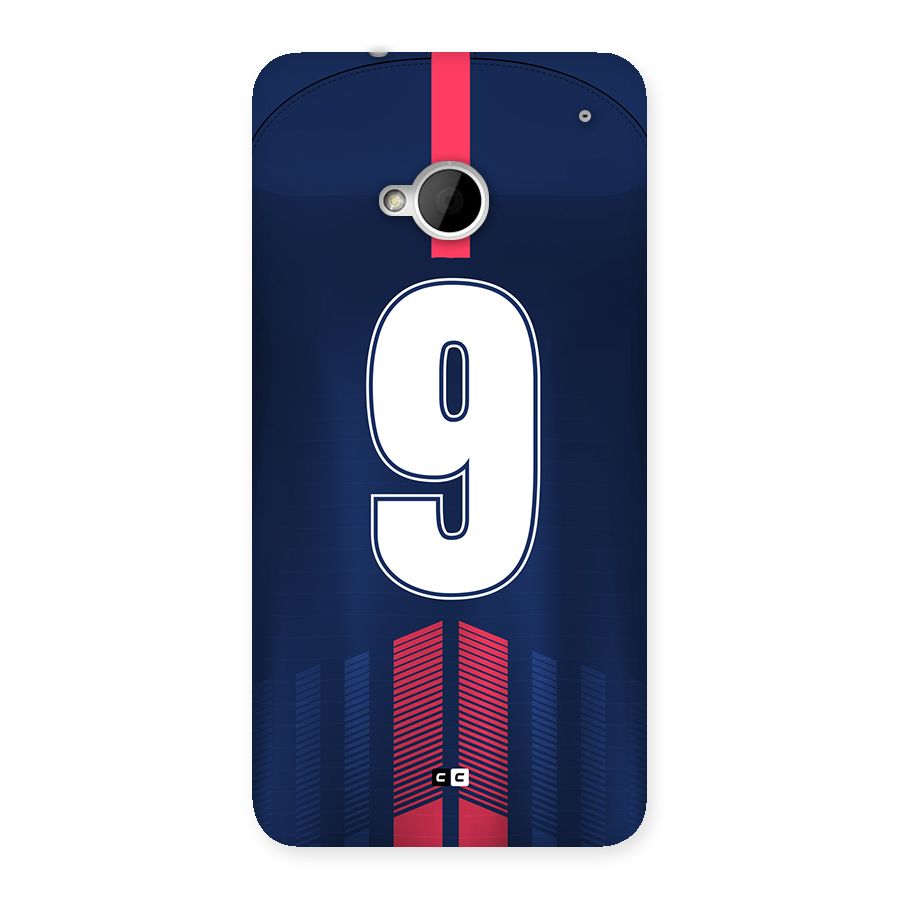 Jersy No 9 Back Case for One M7 (Single Sim)