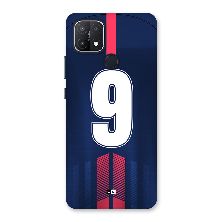 Jersy No 9 Back Case for Oppo A15