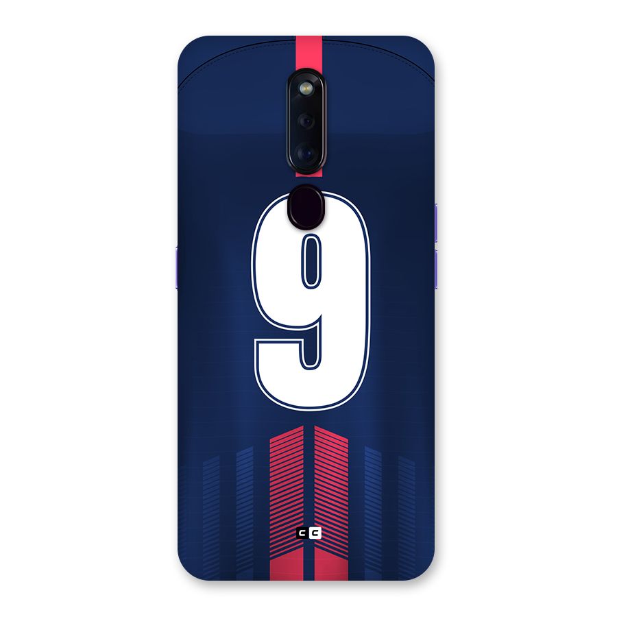 Jersy No 9 Back Case for Oppo F11 Pro