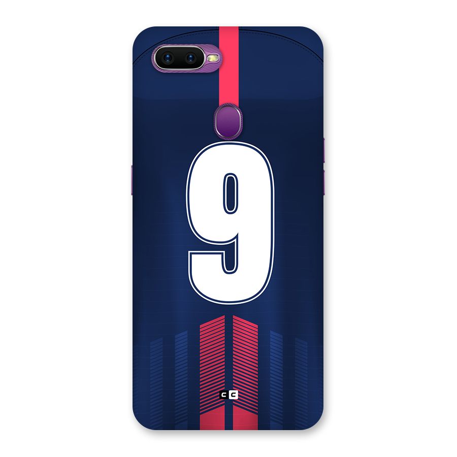 Jersy No 9 Back Case for Oppo F9
