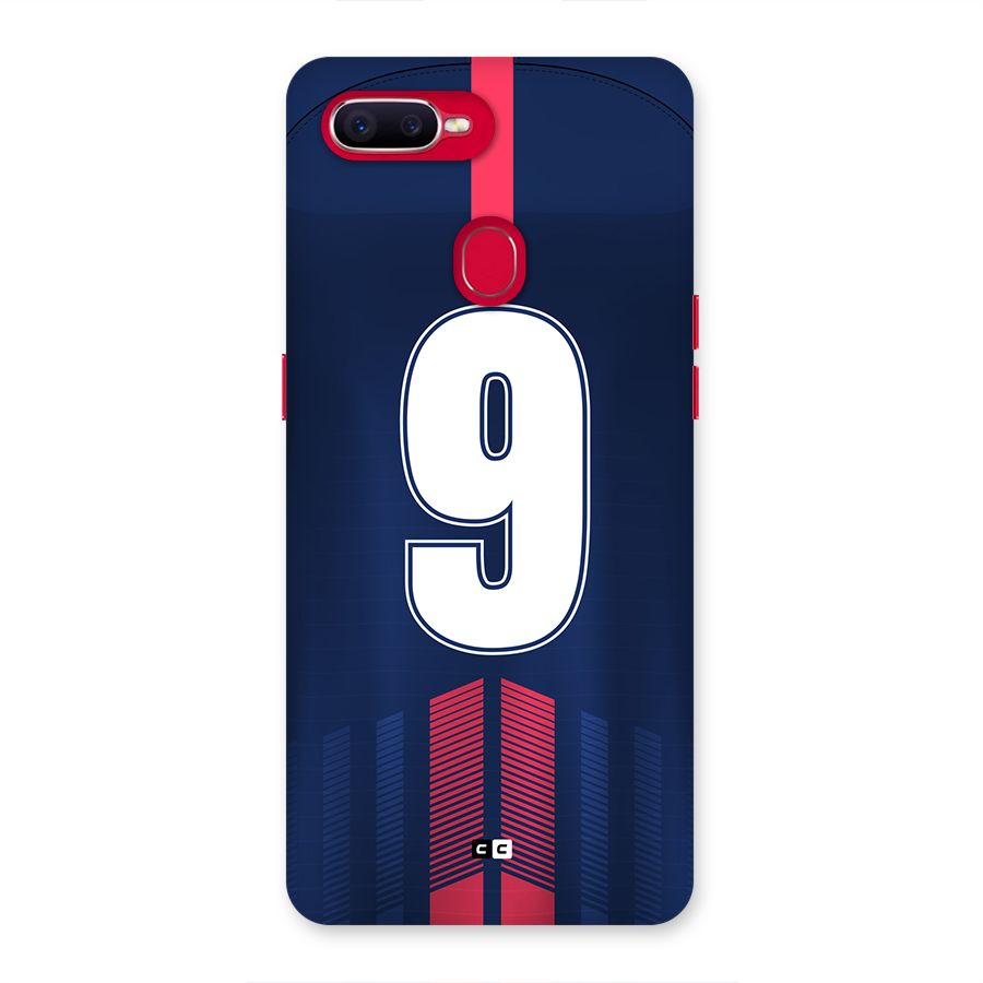 Jersy No 9 Back Case for Oppo F9 Pro