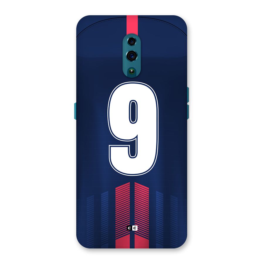 Jersy No 9 Back Case for Oppo Reno