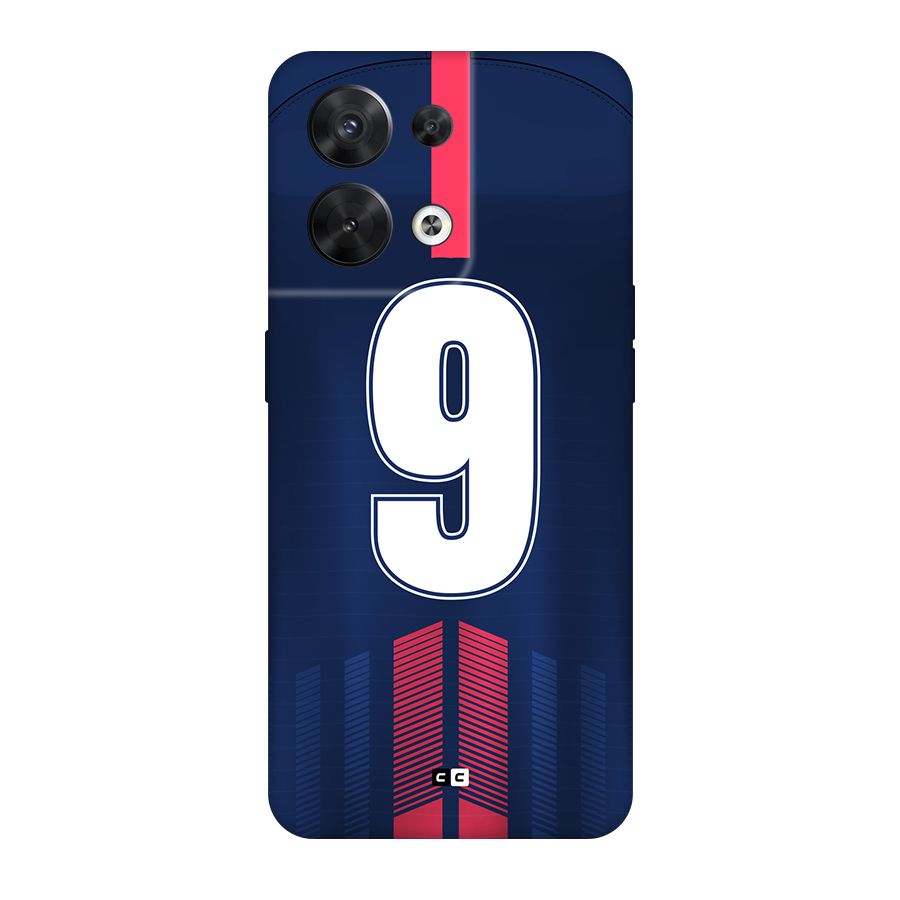 Jersy No 9 Back Case for Oppo Reno8 5G