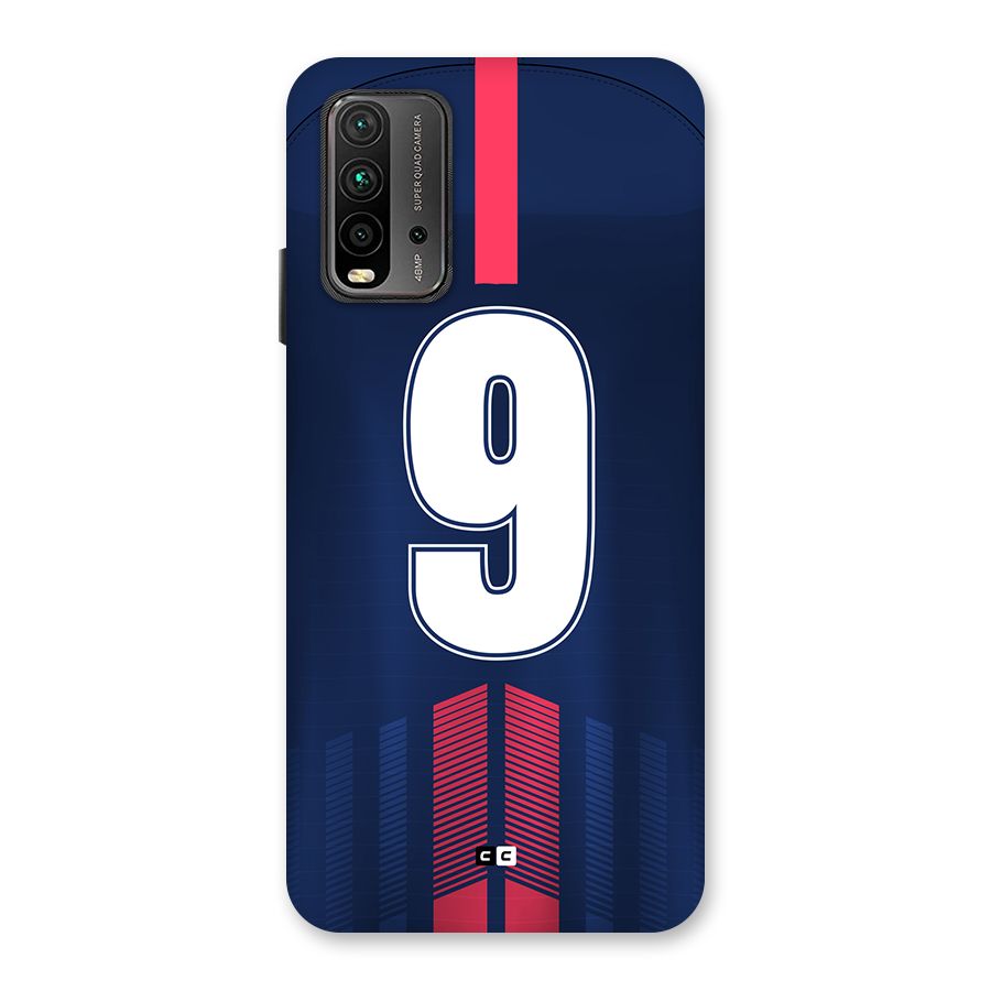 Jersy No 9 Back Case for Redmi 9 Power